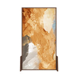 Artistic Amber Abstract Double Sided Print Room Divider Image - 5