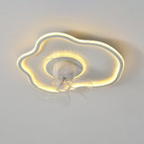 Artistic Cloud-Shaped Ceiling Fan with LED Lighting Image - 10