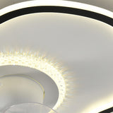 Artistic Cloud-Shaped Ceiling Fan with LED Lighting Image - 14