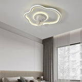 Artistic Cloud-Shaped Ceiling Fan with LED Lighting Image - 4