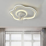 Artistic Cloud-Shaped Ceiling Fan with LED Lighting Image - 6