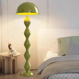 Artistic Green Mushroom-Shape Metal LED Floor Light Image - 14