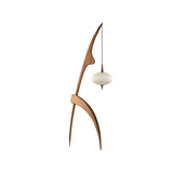 Artistic Lantern Wooden Mantis Modern Floor Lamp Image - 5