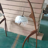 Artistic Lantern Wooden Mantis Modern Floor Lamp Image - 9