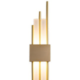 Artistic LED Black and Gold Wall Sconce Image - 10