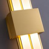 Artistic LED Black and Gold Wall Sconce Image - 12