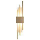 Artistic LED Black and Gold Wall Sconce Image - 5