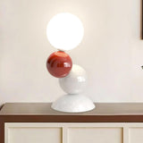 Artistic Modern LED Geometric Spherical Table Lamp Image - 16