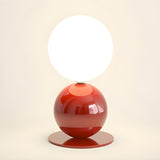 Artistic Modern LED Geometric Spherical Table Lamp Image - 3