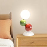 Artistic Modern LED Geometric Spherical Table Lamp Image - 4