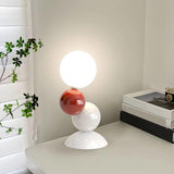 Artistic Modern LED Geometric Spherical Table Lamp Image - 6