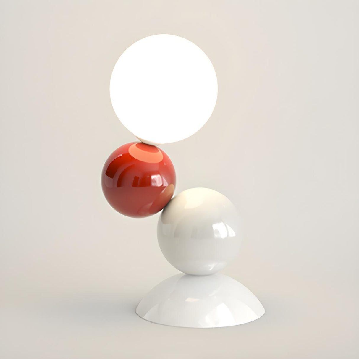 Artistic Modern LED Geometric Spherical Table Lamp Image - 9