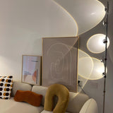 Artistic Multi-Light Branch and Globe Floor Lamp Image - 3