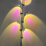 Artistic Multi-Light Branch and Globe Floor Lamp Image - 9