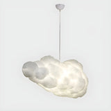 Artistic Organic White Cloud Restaurant Pendant Light Image - 5