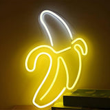 Artistic Plastic Cartoon Banana Neon LED Night Light Image - 2