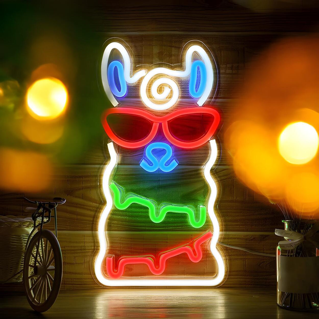 Artistic Plastic Cartoon Banana Neon LED Night Light Image - 6