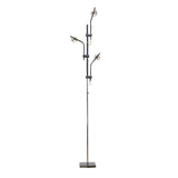 Artistic Projection Multi-Light Sliver Branch Floor Lamp Image - 6