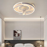 Artistic Ring White LED Ceiling Fan with Light Image - 6