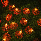 Artistic Solar-Powered Pumpkin LED String Lights Image - 4