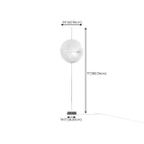 Artistic Spherical Glass PostKrisi F 64 Floor Lamp Image - 17