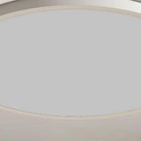 Balcony Simple White Round Dimmable Flush Mount Light Image - 7