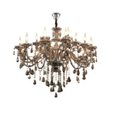  Baroque Luxury Crystal Candelabra Light Chandelier Image - 10