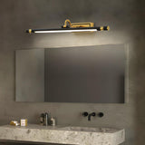 Bathroom American Retro Black LED Mirror Vanity Light Image - 3