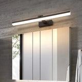 Bathroom Black Modern Linear LED Metal Vanity Light Image - 1