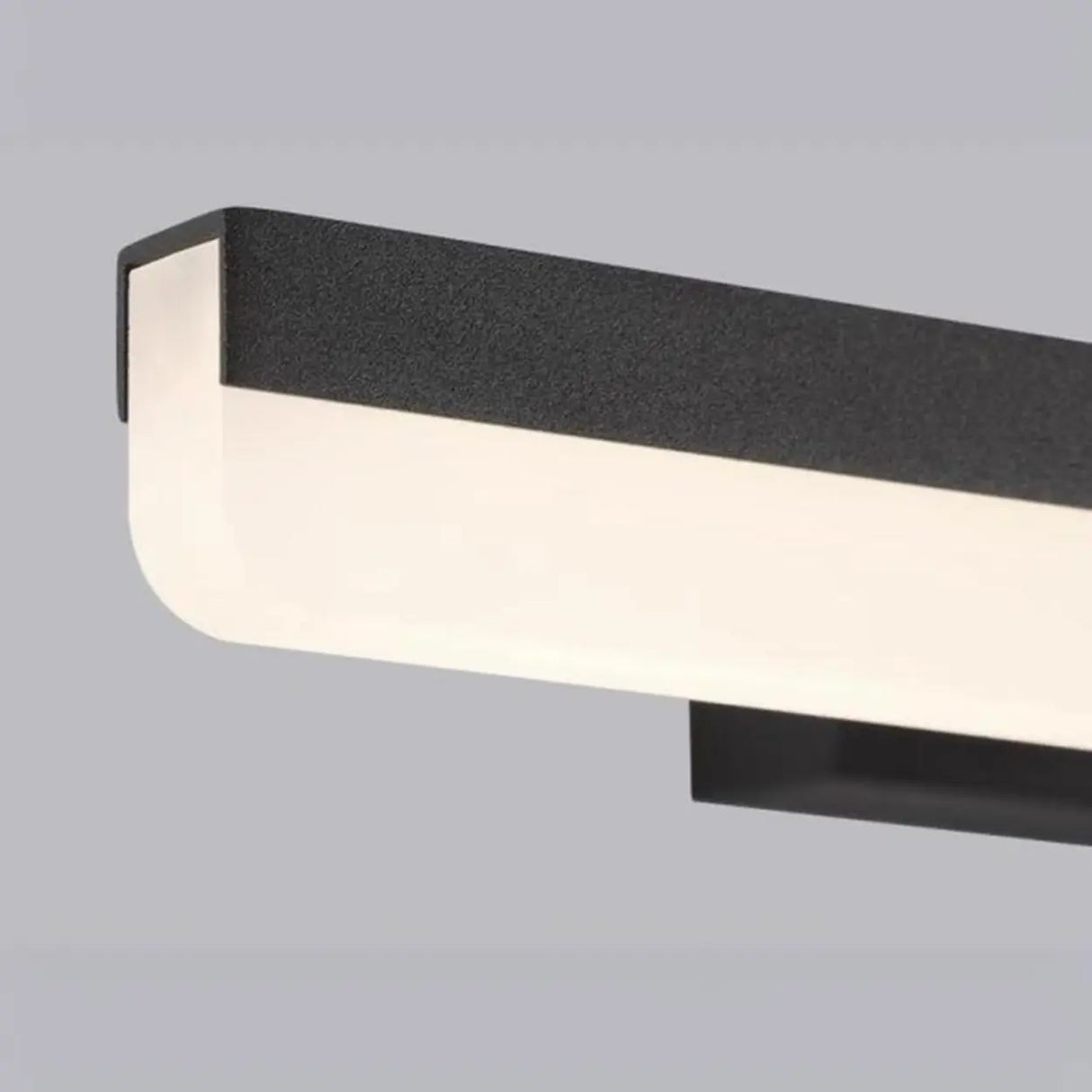 Bathroom Black Modern Linear LED Metal Vanity Light Image - 12