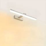 Bathroom Black Modern Linear LED Metal Vanity Light Image - 13