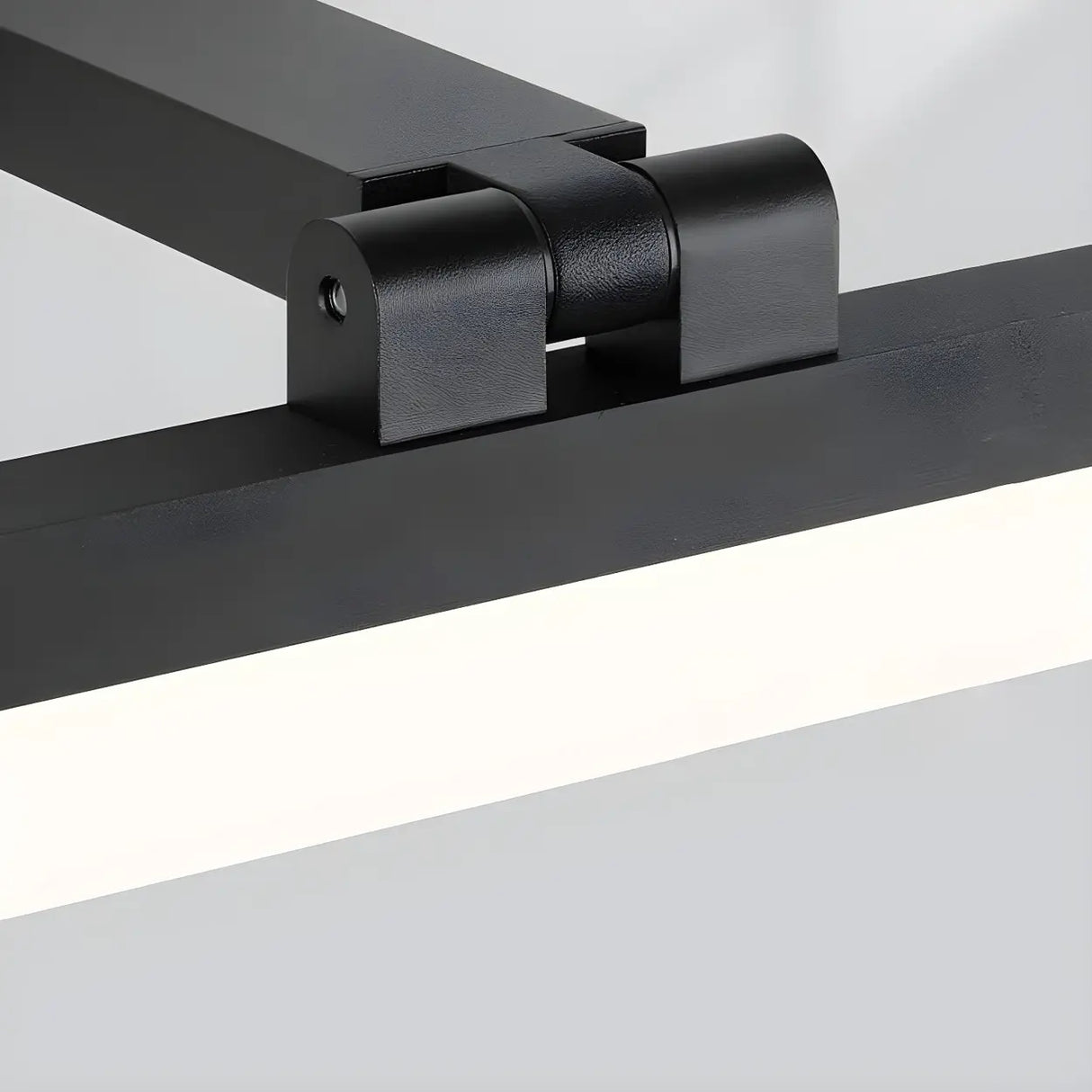 Bathroom Black Modern Linear LED Metal Vanity Light Image - 14