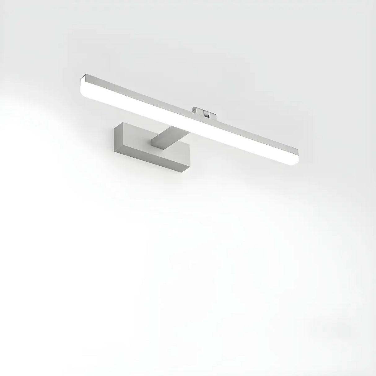 Bathroom Black Modern Linear LED Metal Vanity Light Image - 2