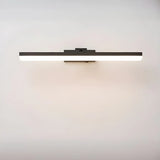 Bathroom Black Modern Linear LED Metal Vanity Light Image - 22