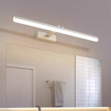 Bathroom Black Modern Linear LED Metal Vanity Light Image - 24