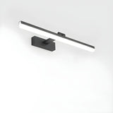 Bathroom Black Modern Linear LED Metal Vanity Light Image - 28