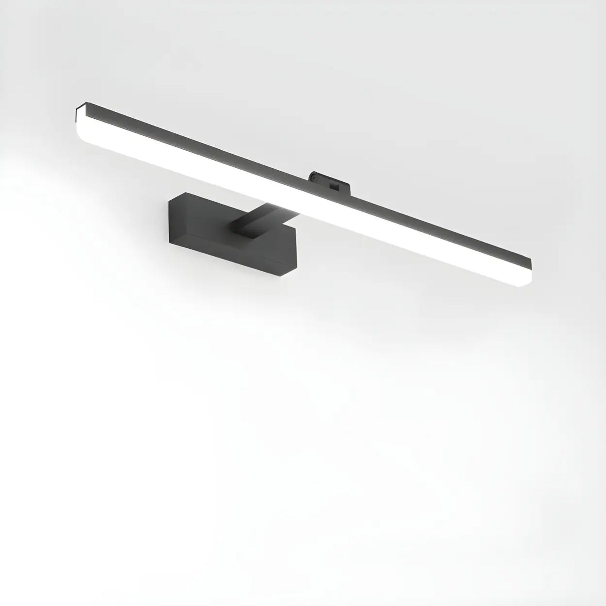 Bathroom Black Modern Linear LED Metal Vanity Light Image - 30