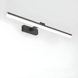 Bathroom Black Modern Linear LED Metal Vanity Light Image - 32