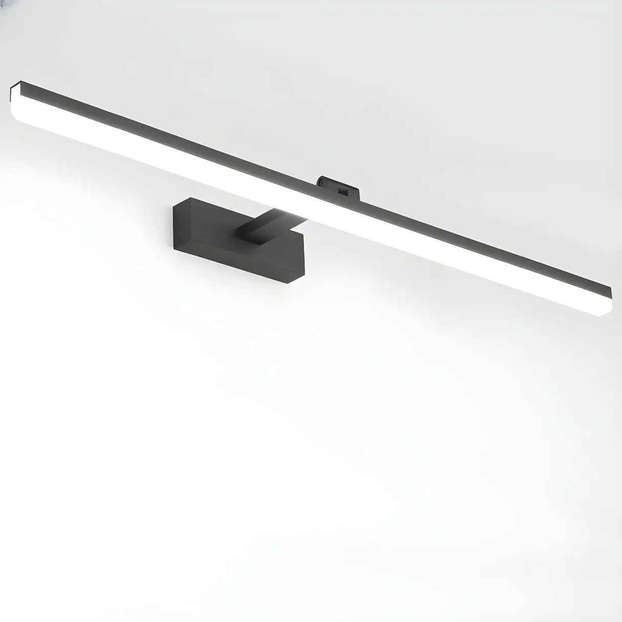 Bathroom Black Modern Linear LED Metal Vanity Light Image - 34