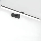 Bathroom Black Modern Linear LED Metal Vanity Light Image - 34