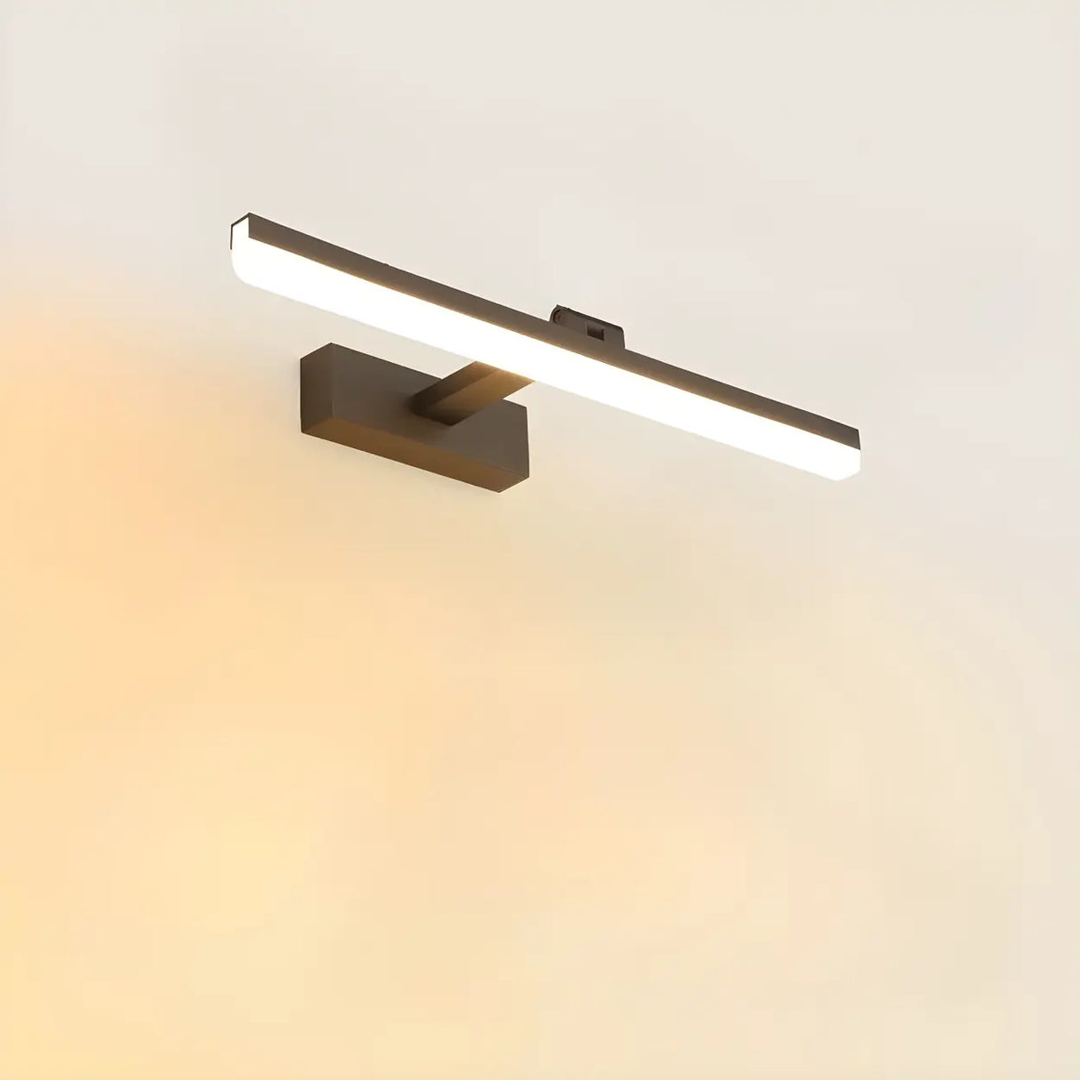 Bathroom Black Modern Linear LED Metal Vanity Light Image - 35