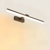 Bathroom Black Modern Linear LED Metal Vanity Light Image - 37