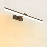 Bathroom Black Modern Linear LED Metal Vanity Light Image - 38