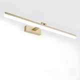 Bathroom Black Modern Linear LED Metal Vanity Light Image - 45