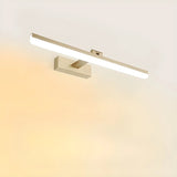 Bathroom Black Modern Linear LED Metal Vanity Light Image - 48