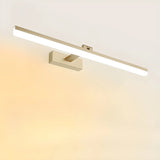 Bathroom Black Modern Linear LED Metal Vanity Light Image - 50