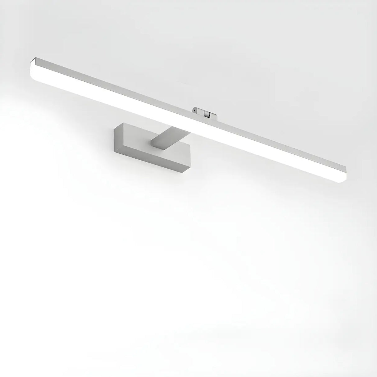 Bathroom Black Modern Linear LED Metal Vanity Light Image - 7