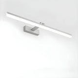 Bathroom Black Modern Linear LED Metal Vanity Light Image - 7