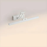 Bathroom Black Modern Linear Metal LED Vanity Light Image - 15