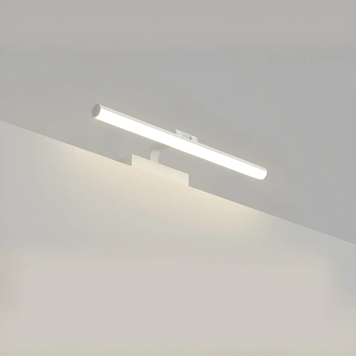 Bathroom Black Modern Linear Metal LED Vanity Light Image - 17